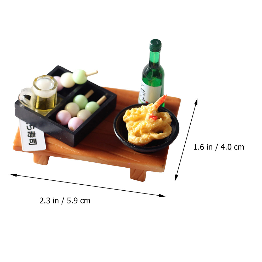 3Pcs Mini Sushi Realistic Deco - Japanese Lifestyle Food ulasan dan harga