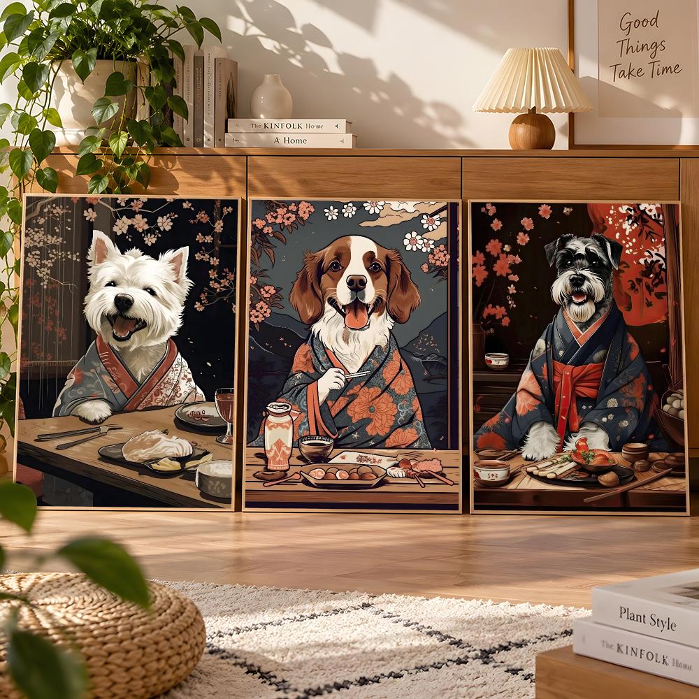Retro Japan Style Dog Eating J - Japanese Lifestyle Food ulasan dan harga