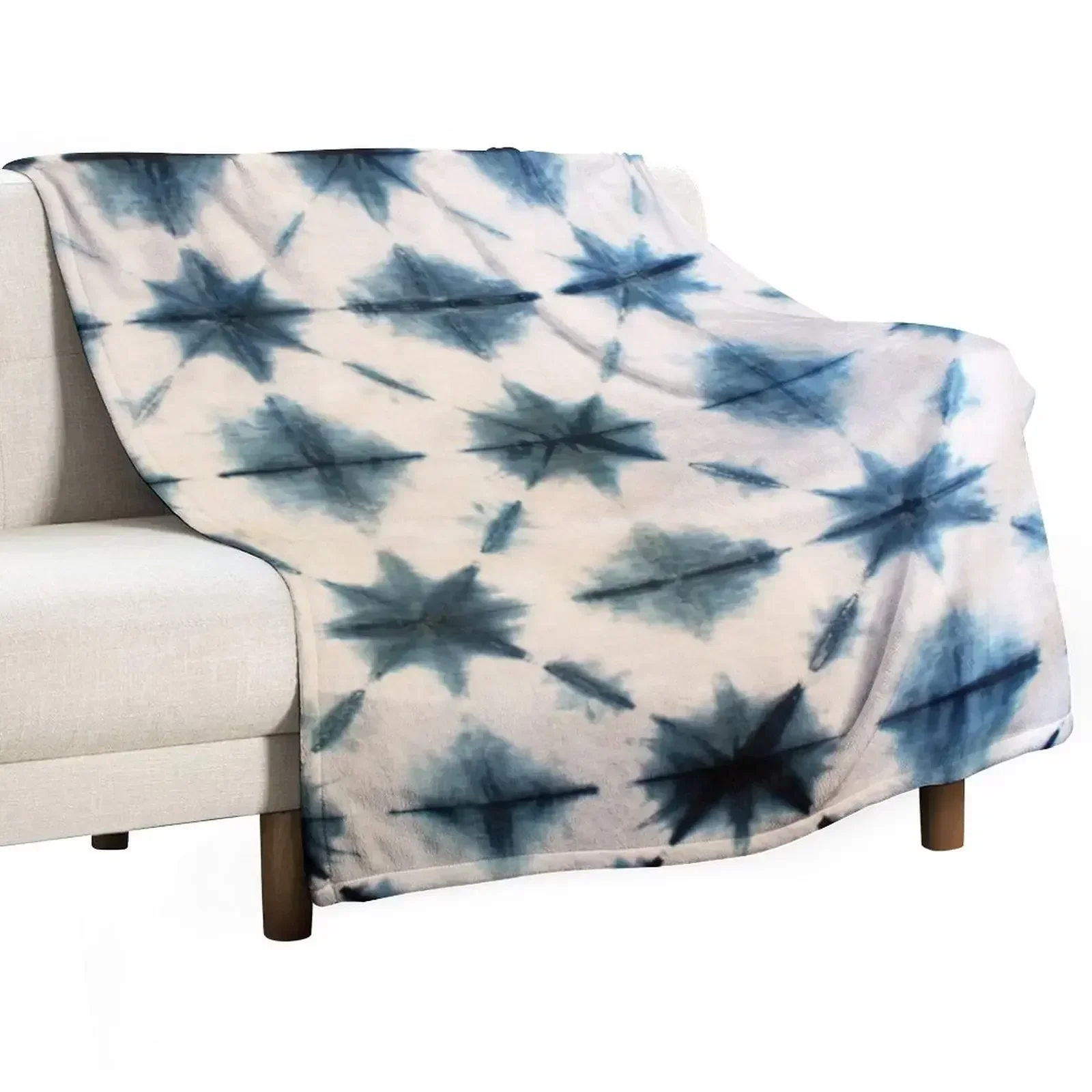 Shibori Tie Dye, Indigo Throw  - Shibori Tie Dye ulasan dan harga