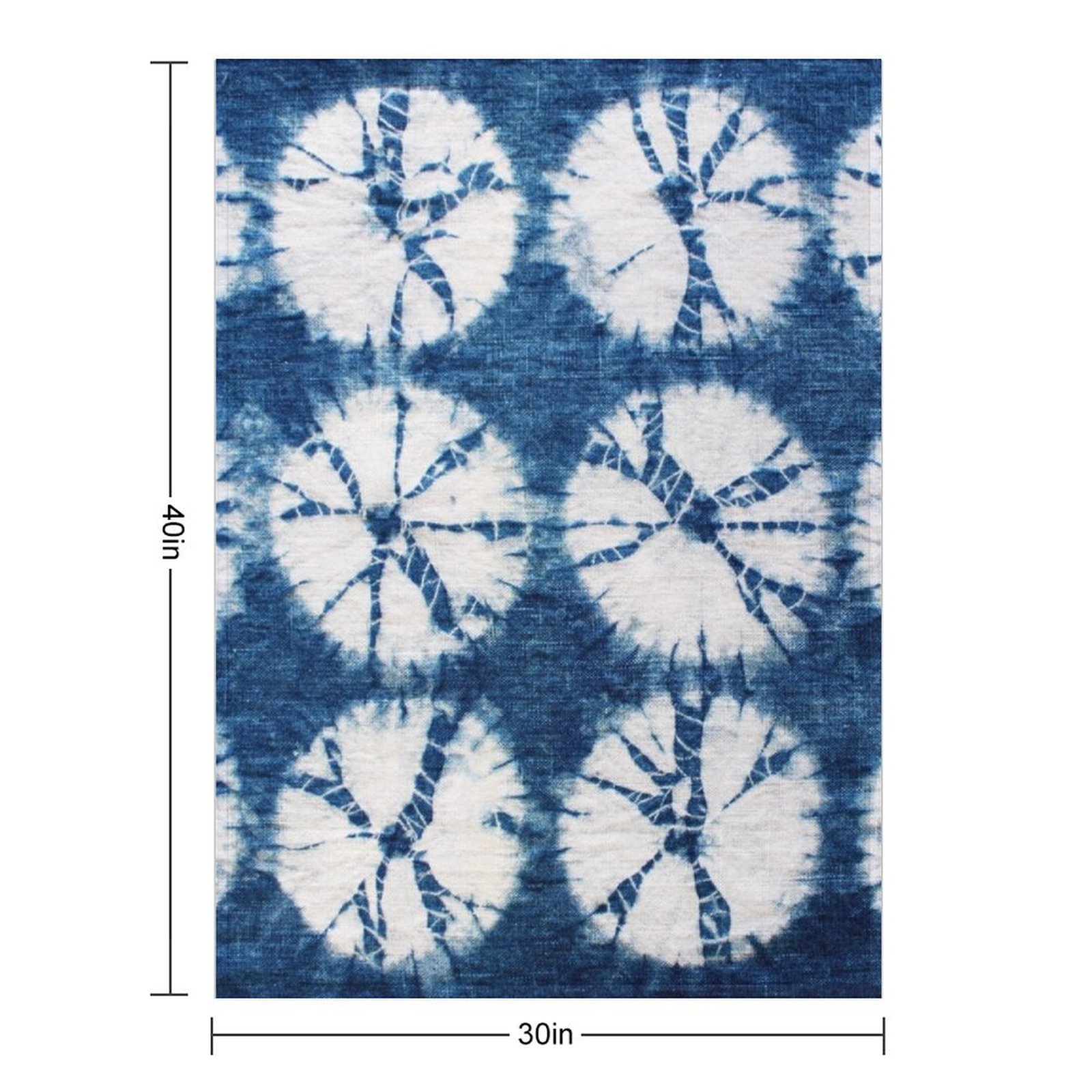 Shibori Circles, Indigo, Tie D - Shibori Tie Dye ulasan dan harga