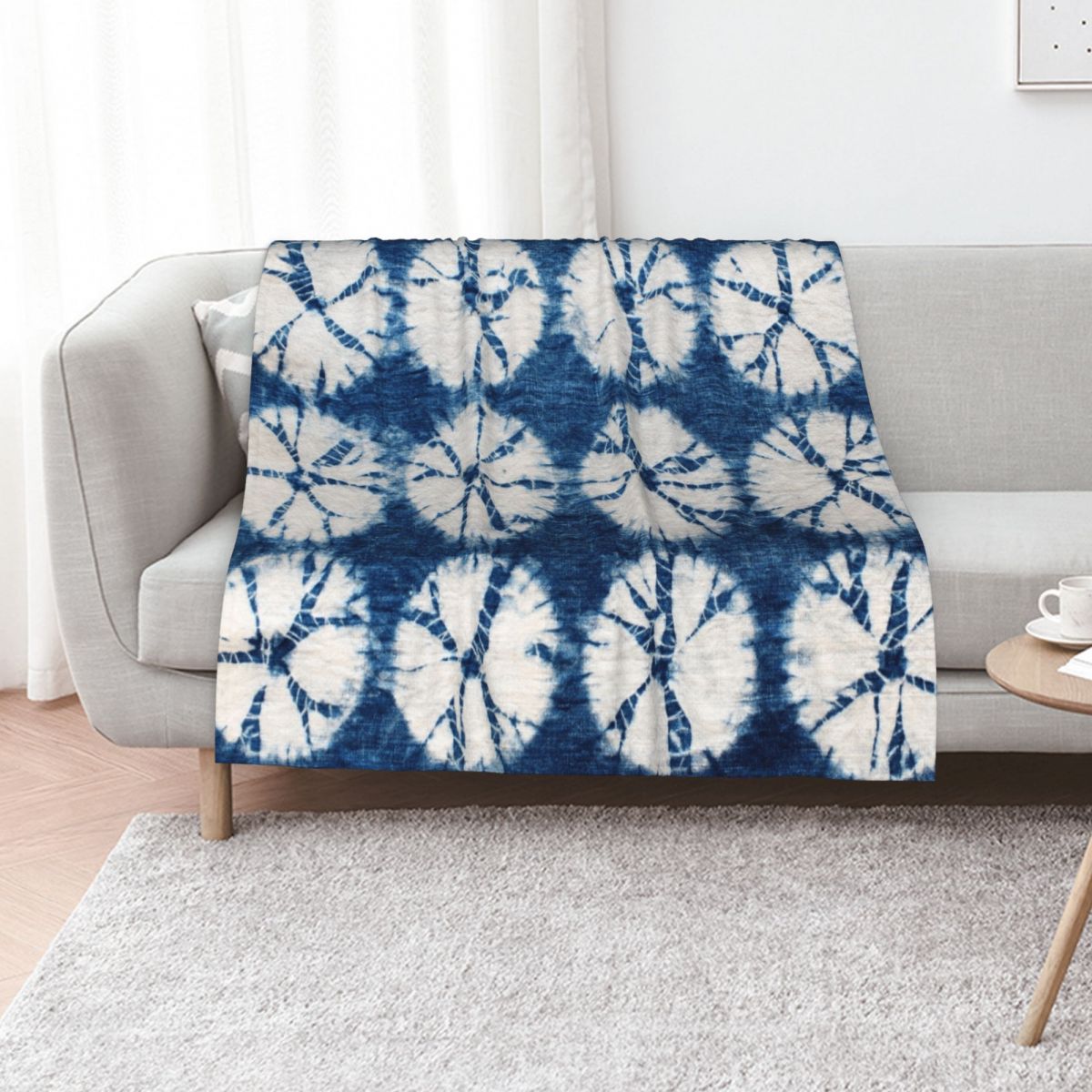 Shibori Circles, Indigo, Tie D - Shibori Tie Dye ulasan dan harga