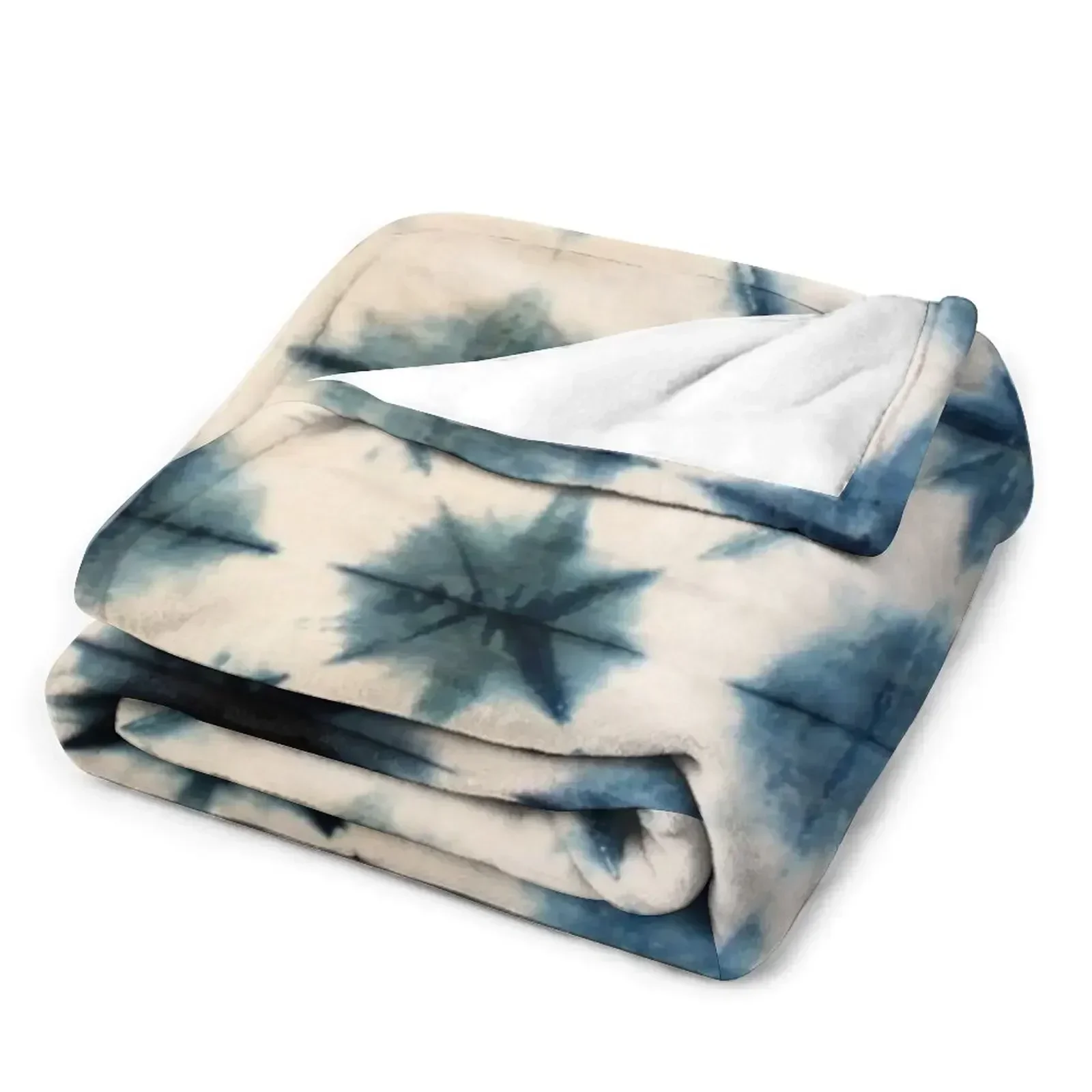 Shibori Tie Dye, Indigo Throw  - Shibori Tie Dye ulasan dan harga